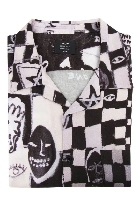 Reduced Rates Neuw Pino Art Short Sleeve Shirt Black Art