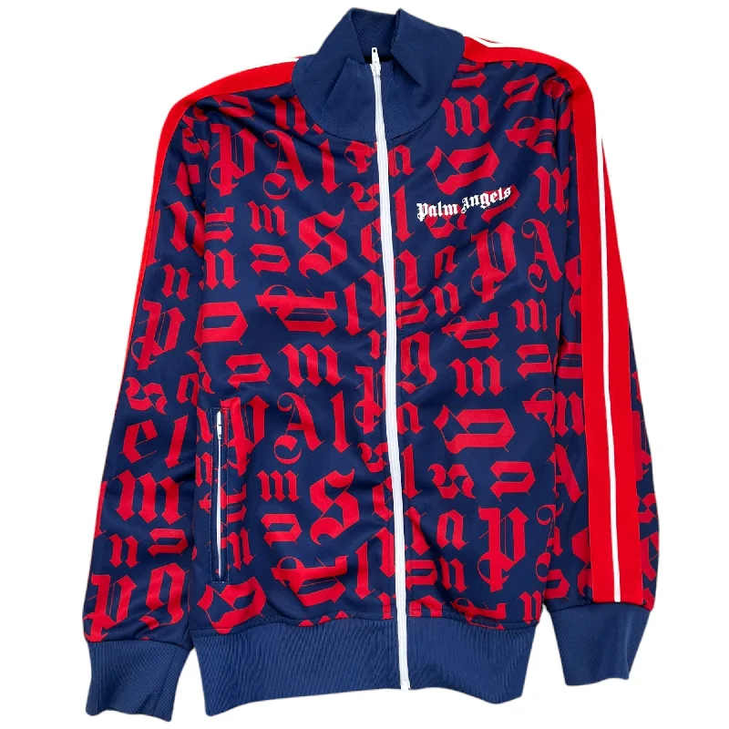 Weekend Deals That Impress Men's Monogram Logo Track Jacket Navy Size XL