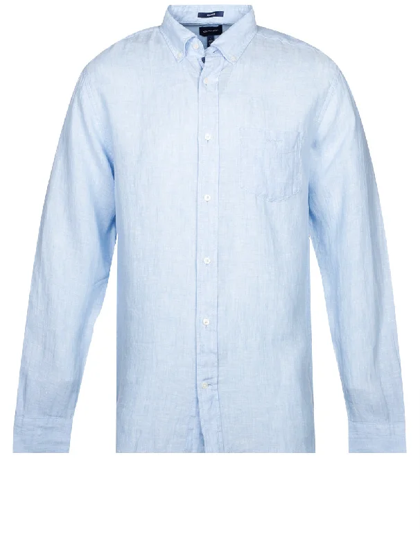 Value Pack Regular Linen Shirt Capri Blue
