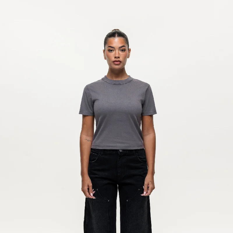 Make Your Weekend Count with Savings Reverse Washed Taupe T-shirt