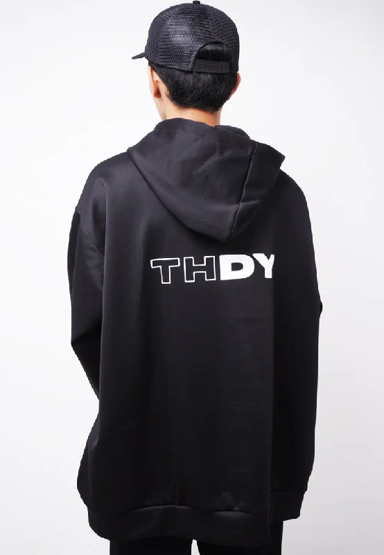 Sale Event Third Day MOA41 Hoodie Ultra Oversize Pria Thdy Back Hitam