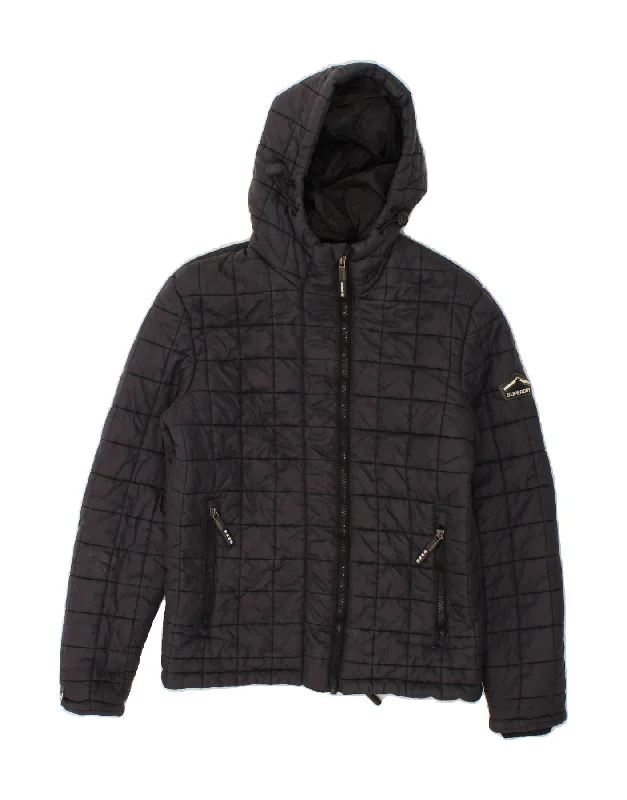Weekend Specials You Can't Miss SUPERDRY Womens Hooded Padded Jacket UK 6 XS Navy Blue Nylon Weekend Specials You Can't Miss SUPERDRY Womens Hooded Padded Jacket UK 6 XS Navy Blue Nylon