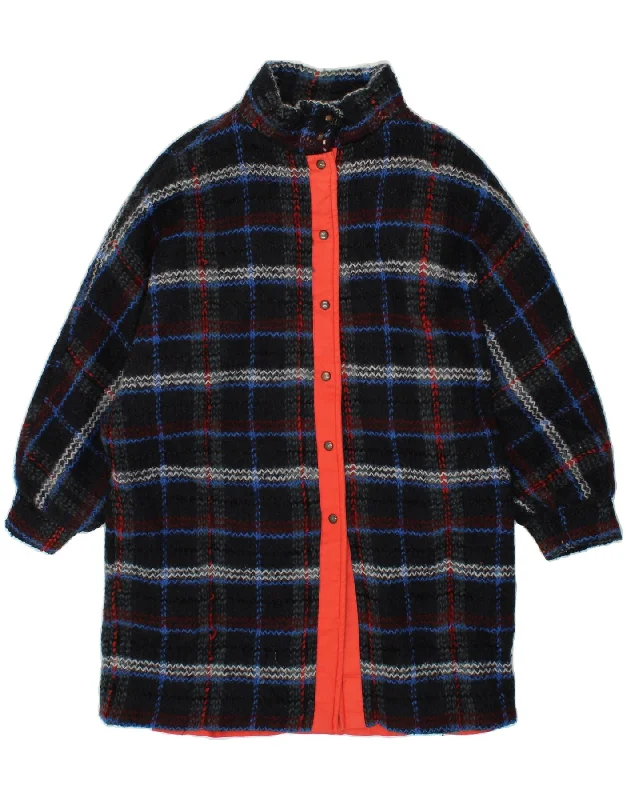 Make Your Weekend Count with Savings VINTAGE Womens Reversible Overcoat UK 20 2XL Navy Blue Colourblock Make Your Weekend Count with Savings VINTAGE Womens Reversible Overcoat UK 20 2XL Navy Blue Colourblock