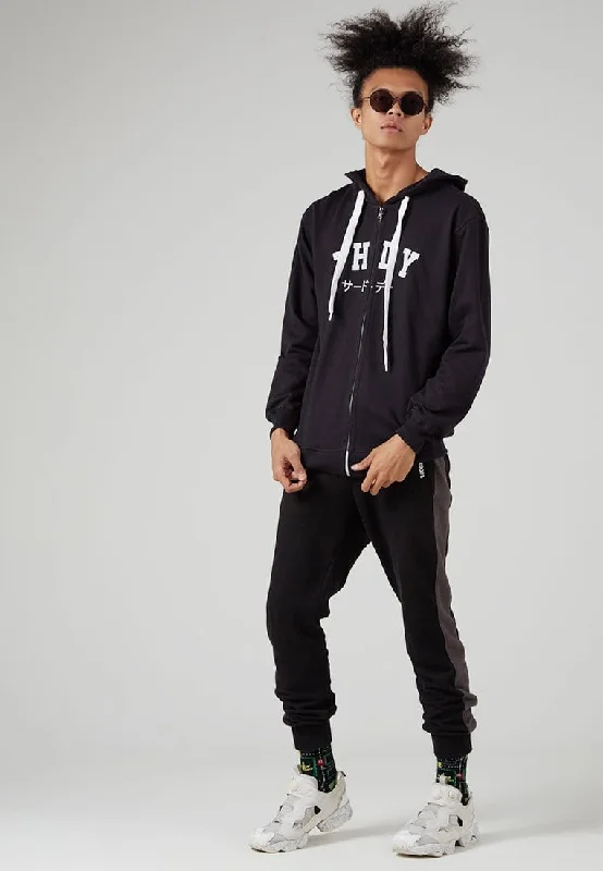 Bargain Alert MJ017M Unisex Hoodies Zipper THDY blk