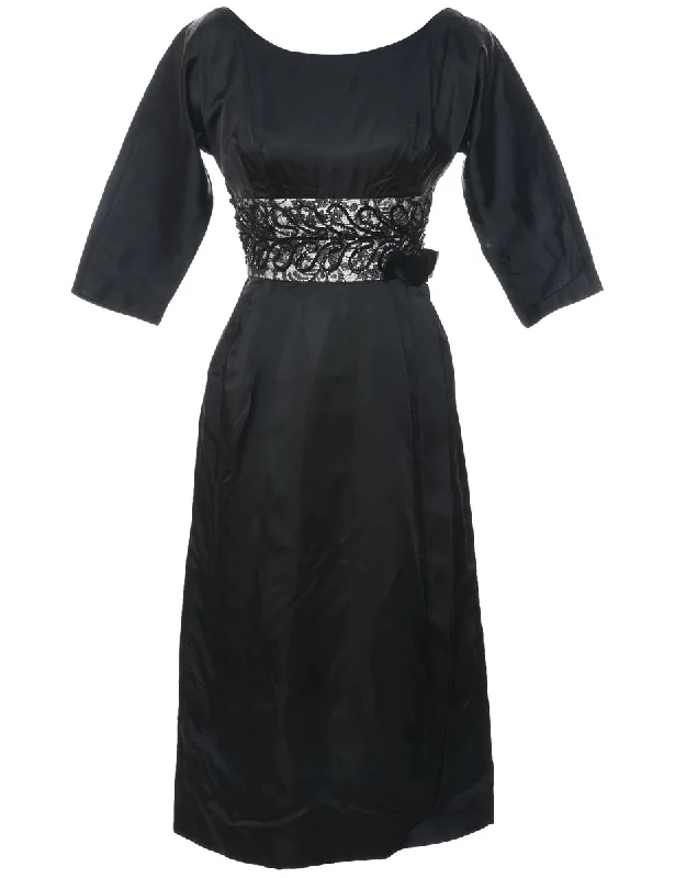 Instant Savings Sequined Black Dress - XS