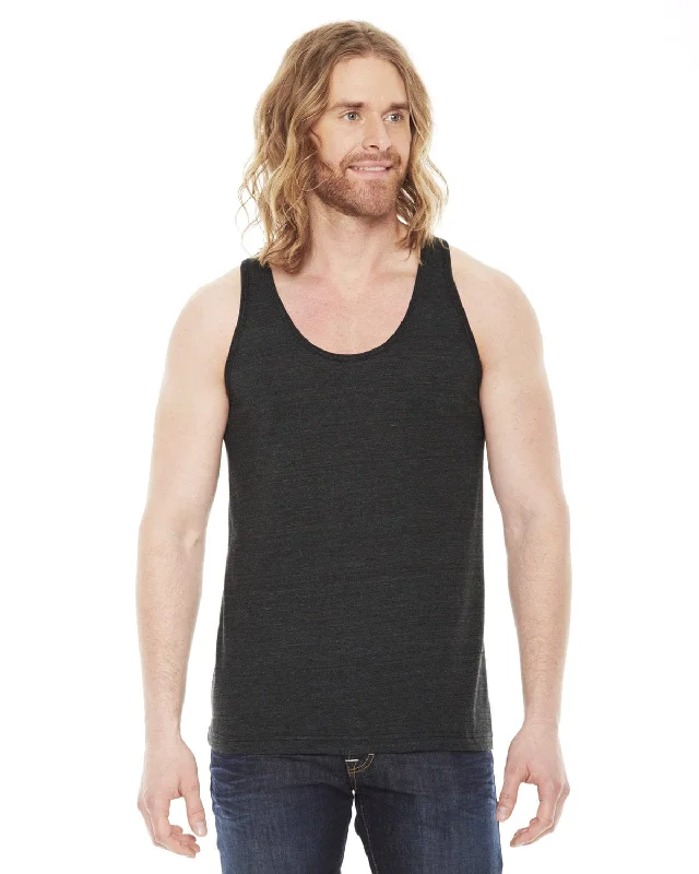 Price Slash American Apparel Unisex Triblend Tank | Tri Black