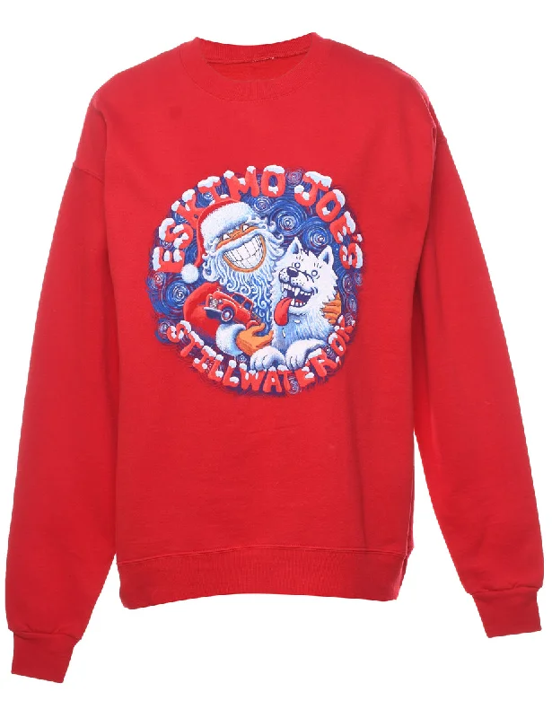 Weekend Deals You Can't Resist Santa Claus Christmas Sweatshirt - L