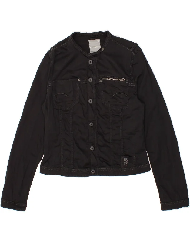 Weekend Discounts to Enjoy G-STAR Womens Crop Bomber Jacket UK 14 Large Black Polyester Weekend Discounts to Enjoy G-STAR Womens Crop Bomber Jacket UK 14 Large Black Polyester