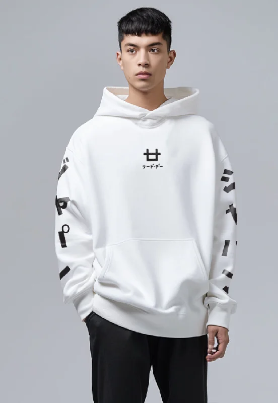 Weekend Special MOA74 Hoodies Premium ScubaLux Anti Kusut Waterproof "Logo Arm Jpn" Putih Weekend Special MOA74 Hoodies Premium ScubaLux Anti Kusut Waterproof "Logo Arm Jpn" Putih