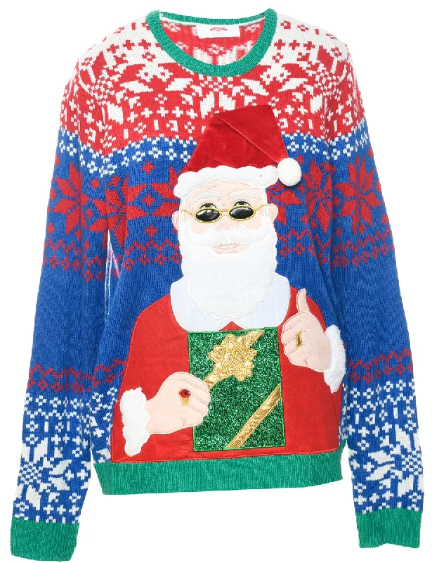 Final Offer Santa Claus Christmas Jumper - L
