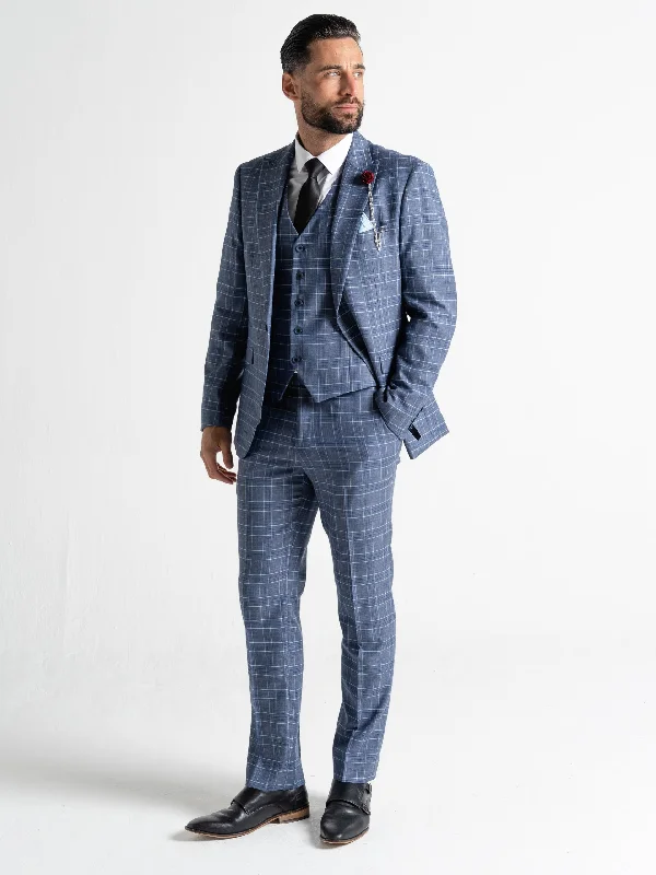 Weekend Discounts You Deserve KENSINGTON LIGHT BLUE WITH WHITE AND BLUE CHECKS DETAILING Weekend Discounts You Deserve KENSINGTON LIGHT BLUE WITH WHITE AND BLUE CHECKS DETAILING