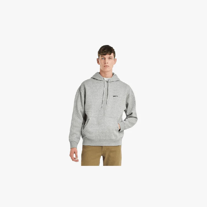 Weekend Discounts to Indulge In Levi's Mens Sweater Hoodie Tone Grey Heather