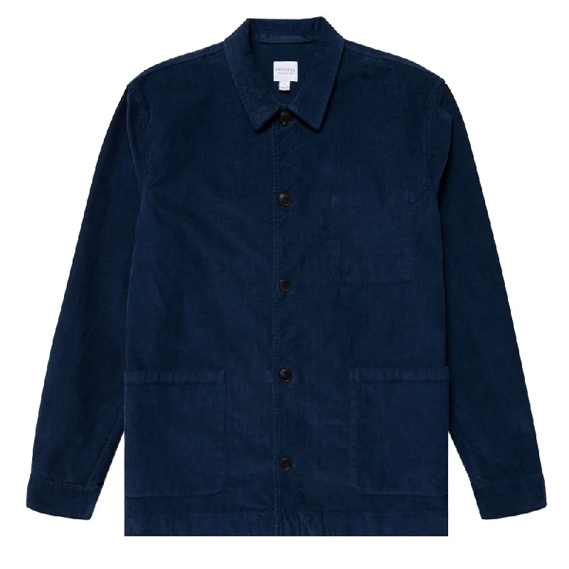 Lowest Price Sunspel Twin Pocket Jacket Ink Blue