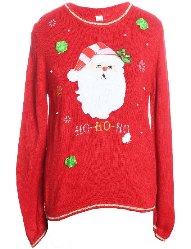 The Best Deal Santa Claus Christmas Jumper - M