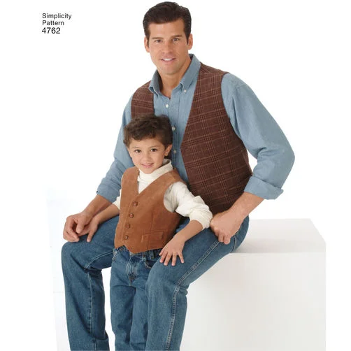 Can't Beat Simplicity Men/Boys Vests and Ties S4762