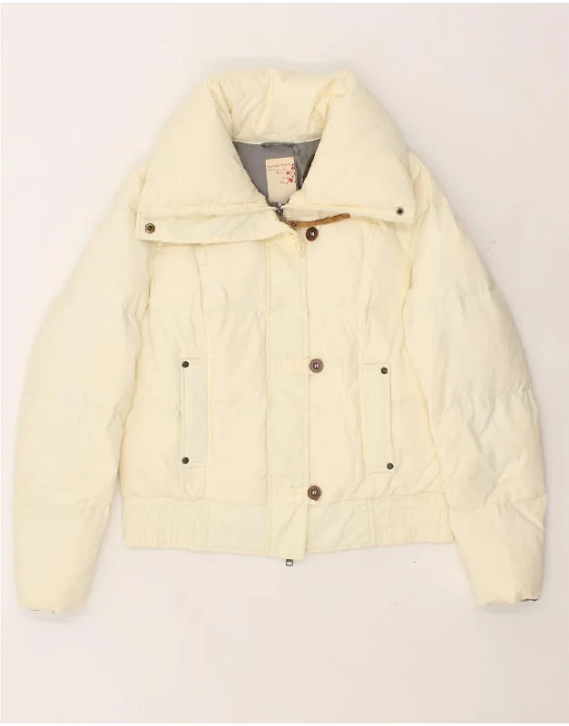 Weekend Bargains Await You PACIFIC TRAIL Womens Padded Jacket UK 12 Medium Beige Polyester Weekend Bargains Await You PACIFIC TRAIL Womens Padded Jacket UK 12 Medium Beige Polyester