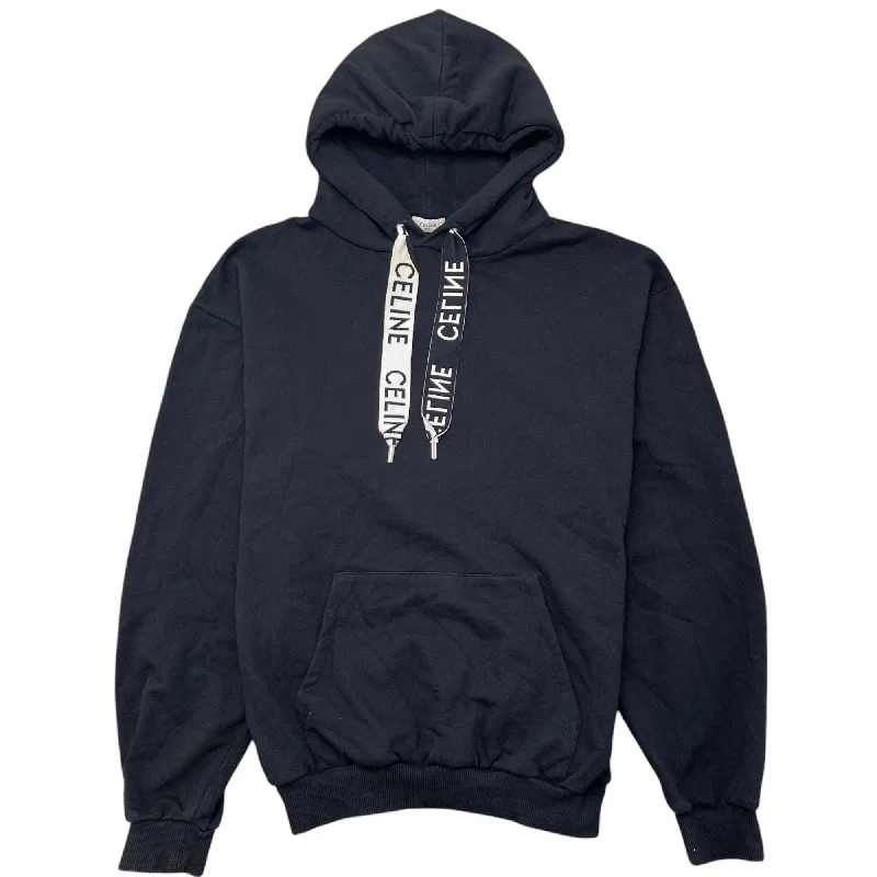 Unwind with Weekend Discounts Men's Drawstring Logo Hoodie Black Size XL