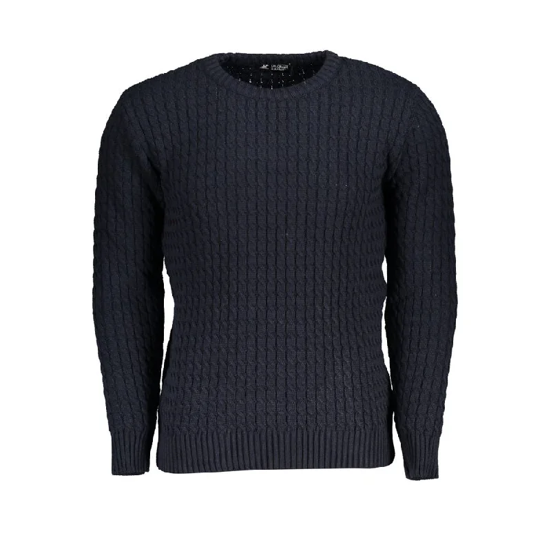 Make Your Weekend Count with Savings U.S. Grand Polo Elegant Crew Neck Twisted  Men's Sweater