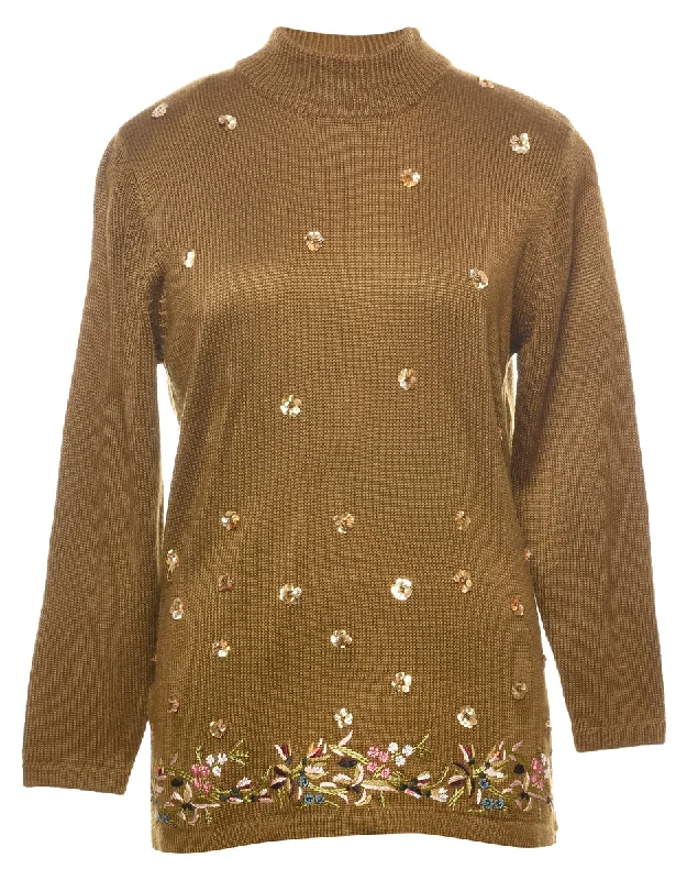 Value Pack Sequined Jumper - M
