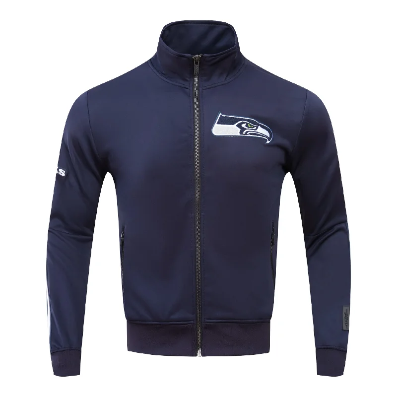 Daily Special NFL SEATTLE SEAHAWKS CLASSIC MEN'S TRACK JACKET (MIDNIGHT NAVY)