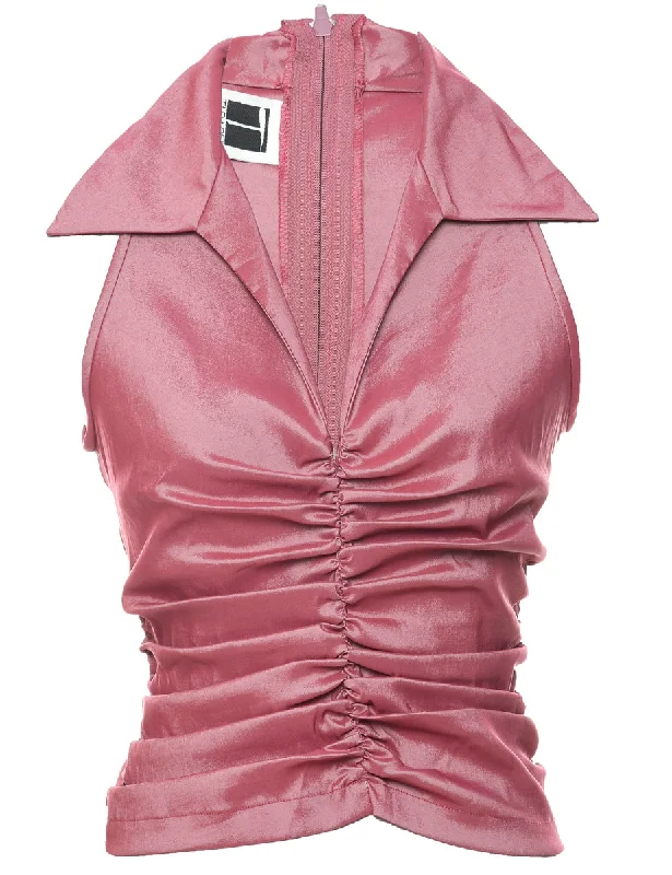 Special Offer Sleeveless Evening Top - XS