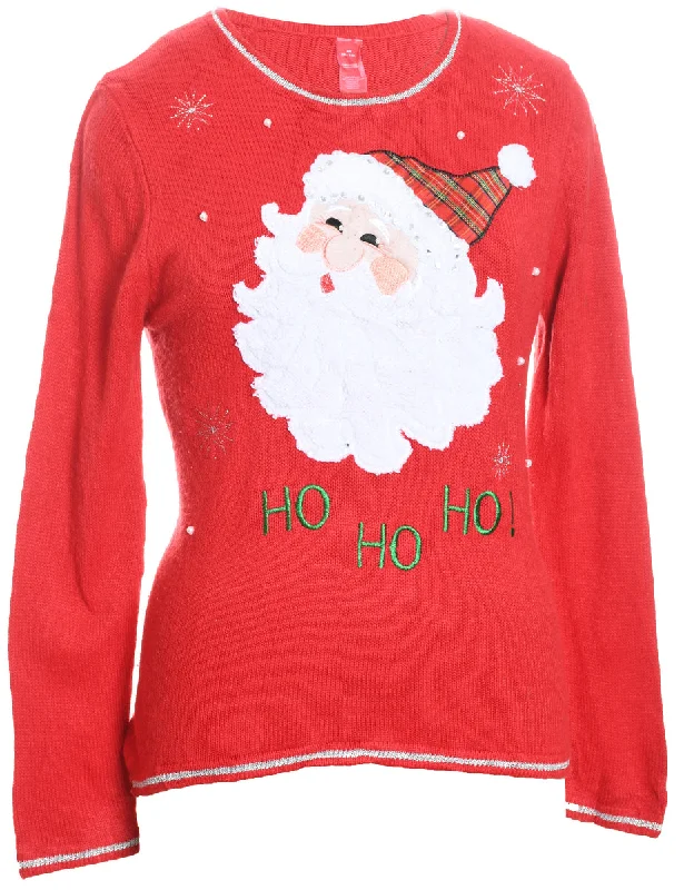 Flash Sale Santa Claus Christmas Jumper - M