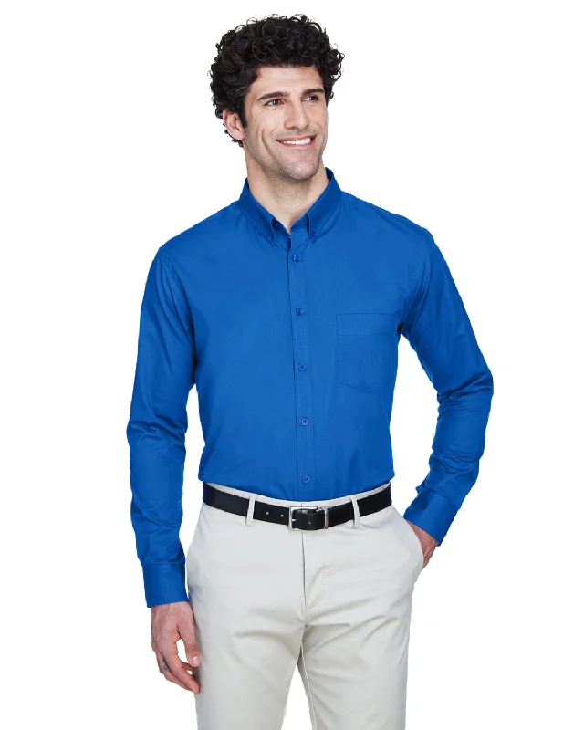 Weekend Deals That Excite Core 365 Operate Mens Long Sleeve Twill Shirt | True Royal Weekend Deals That Excite Core 365 Operate Mens Long Sleeve Twill Shirt | True Royal