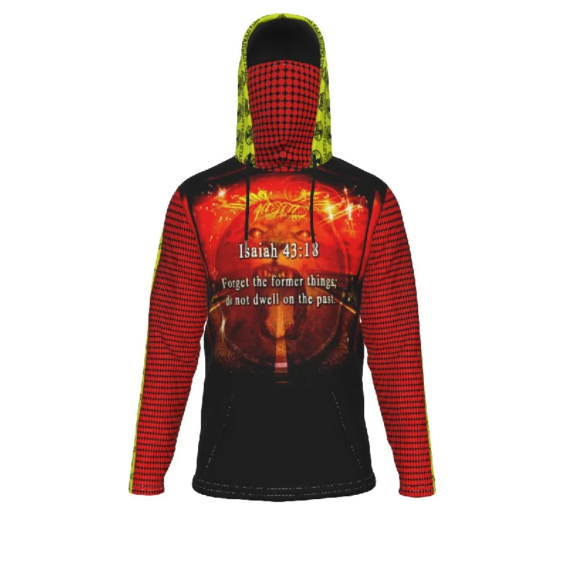 Value Deals Forget The Past Men's Designer Pullover Hoodie with Face Mask