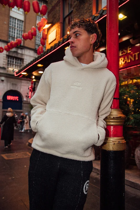 Weekend Offers That Dazzle Cream Remedy Sherpa Hoodie