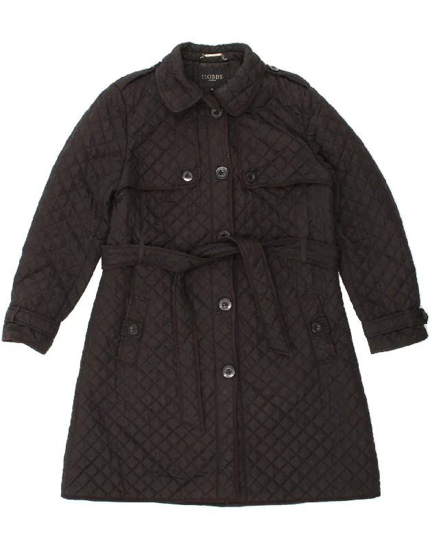 Weekend Discounts to Delight HOBBS Womens Quilted Coat UK 14 Large  Black Nylon