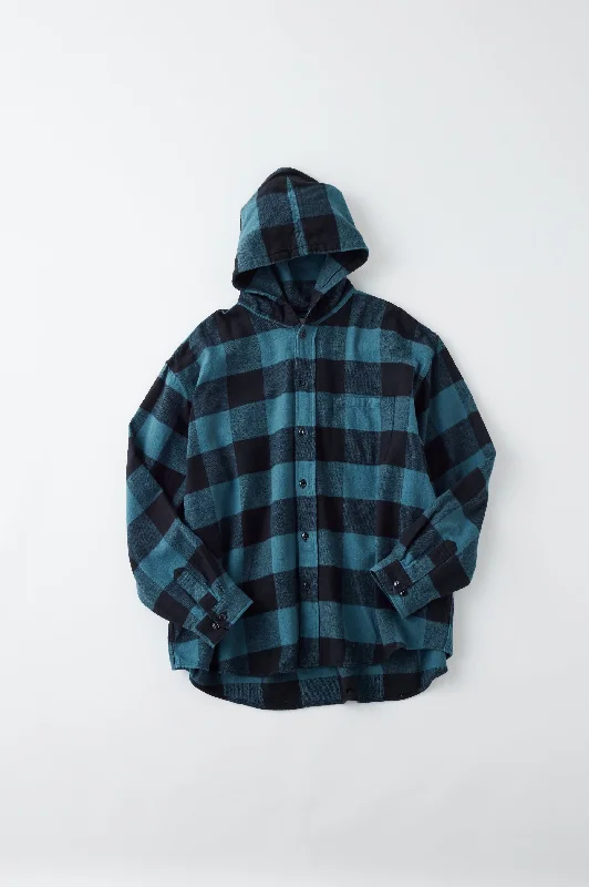 Shop the Weekend Away COTTON NEL CHECK OVERSIZE PARKA 29139