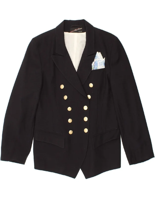 Weekend Specials to Enjoy VINTAGE Womens Double Breasted Blazer Jacket US 7 Medium Navy Blue Weekend Specials to Enjoy VINTAGE Womens Double Breasted Blazer Jacket US 7 Medium Navy Blue
