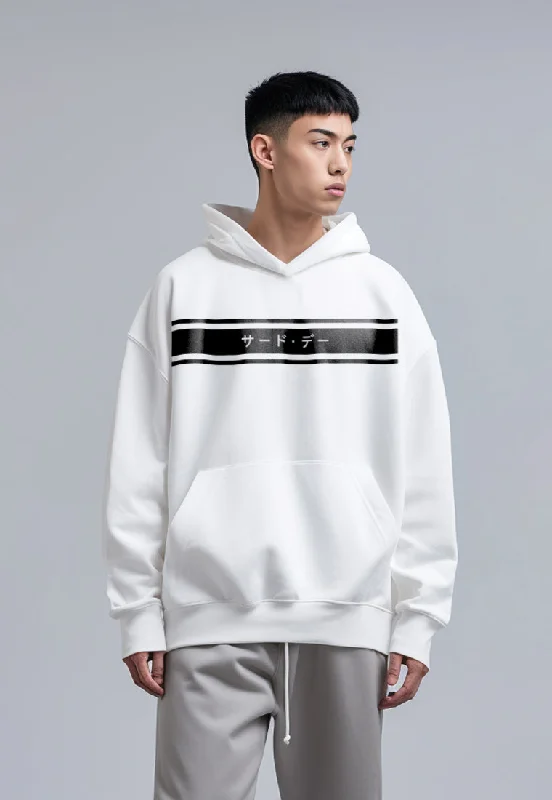 Exclusive Offer MOA77 Hoodies Premium ScubaLux Anti Kusut Waterproof "Katakana Invert 2lines" Putih Exclusive Offer MOA77 Hoodies Premium ScubaLux Anti Kusut Waterproof "Katakana Invert 2lines" Putih