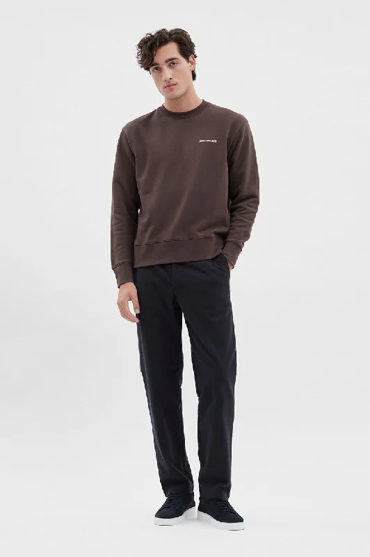 Best Seller Norse Projects Arne Logo Sweat - Heathland Brown