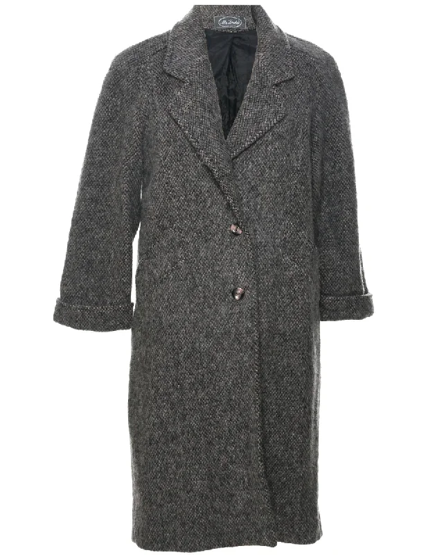 Extra Discount Single Breasted Wool Coat - M