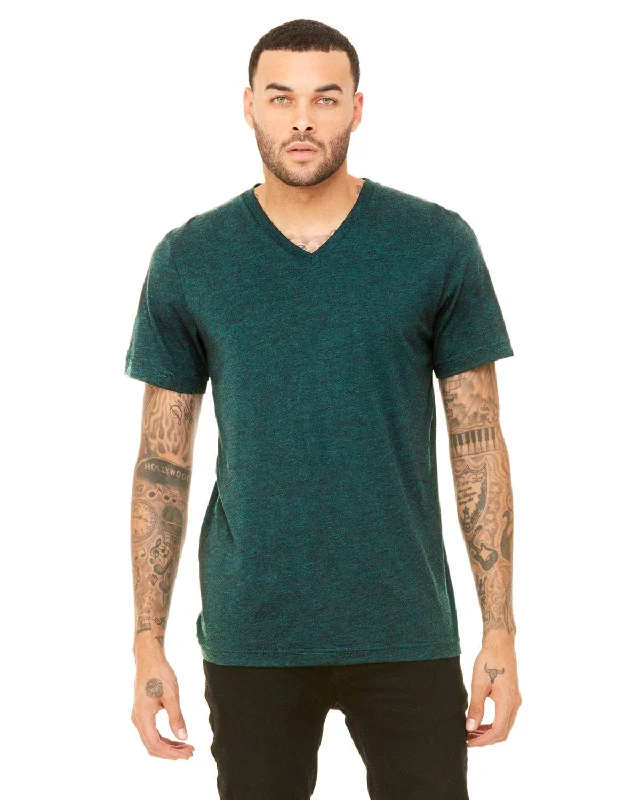 Early Access Bella+Canvas Unisex Triblend Short Sleeve V-Neck T-Shirt | Emerald Triblend Early Access Bella+Canvas Unisex Triblend Short Sleeve V-Neck T-Shirt | Emerald Triblend