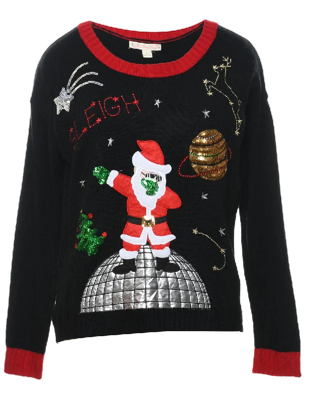 Can't Resist Santa Claus Christmas Jumper - L