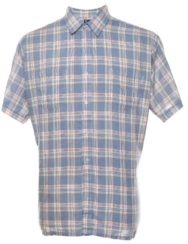 Weekend Savings Fiesta Short Sleeve Checked Shirt - L