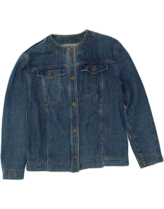 Super Bargain VINTAGE Womens Denim Jacket US 6 Medium Blue Cotton