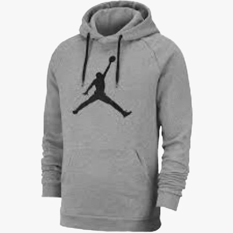 Weekend Offers That Amaze Nike Mens Jordan Jumpman Logo Flc Hoodie Grey