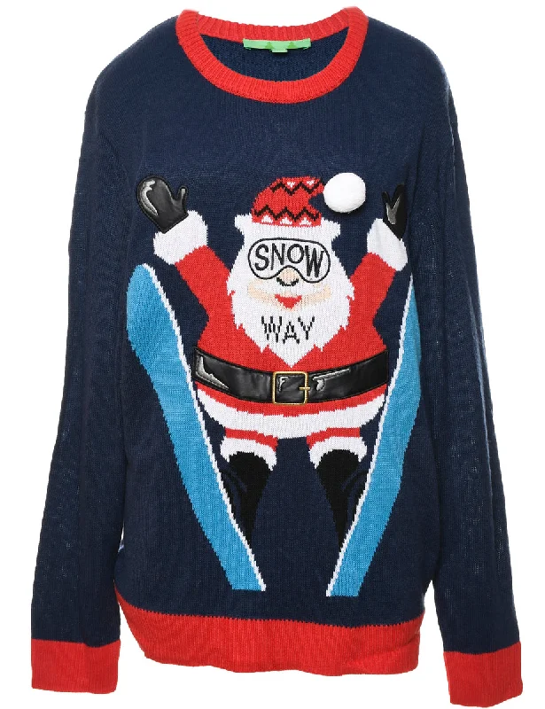 Overstock Clearance Santa Claus Christmas Jumper - XL