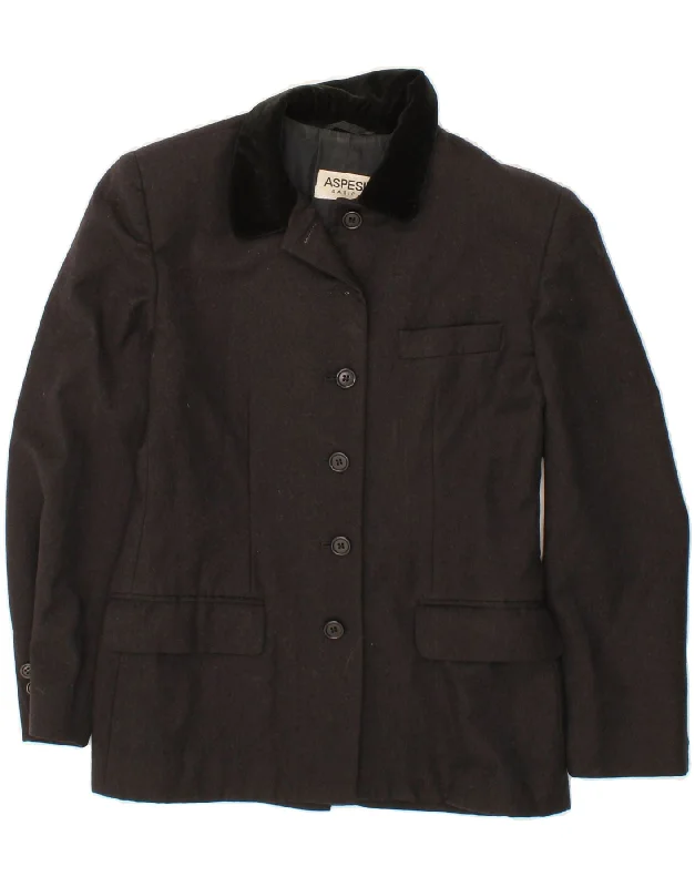 Weekend Bargains Just for You ASPESI Womens 6 Button Blazer Jacket IT 42 Medium Grey Weekend Bargains Just for You ASPESI Womens 6 Button Blazer Jacket IT 42 Medium Grey