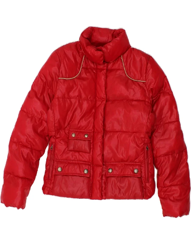 Weekend Savings Spectacular MARLBORO CLASSICS Womens Padded Jacket EU 42 Large Red Polyester Weekend Savings Spectacular MARLBORO CLASSICS Womens Padded Jacket EU 42 Large Red Polyester