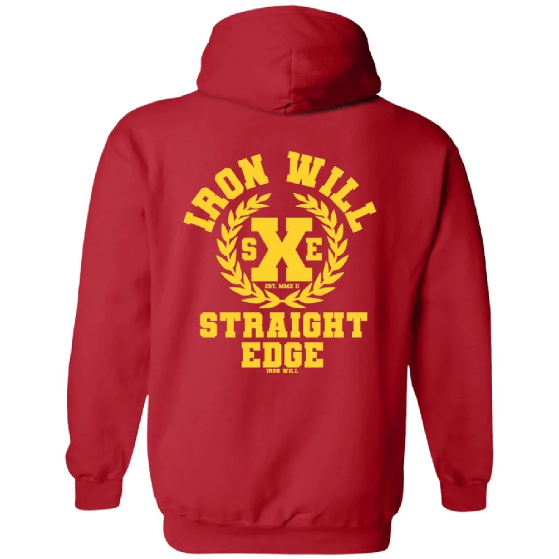 Unmissable Sale The IRON WILL SXE STRAIGHT EDGE Hoodie Red