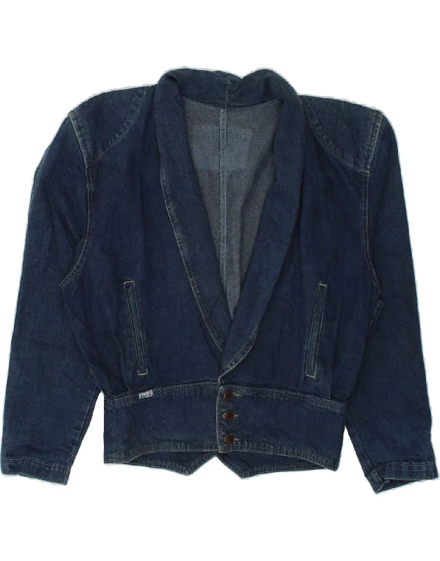 Exclusive Offer H.I.S Womens Denim Jacket IT 54 3XL Blue Cotton