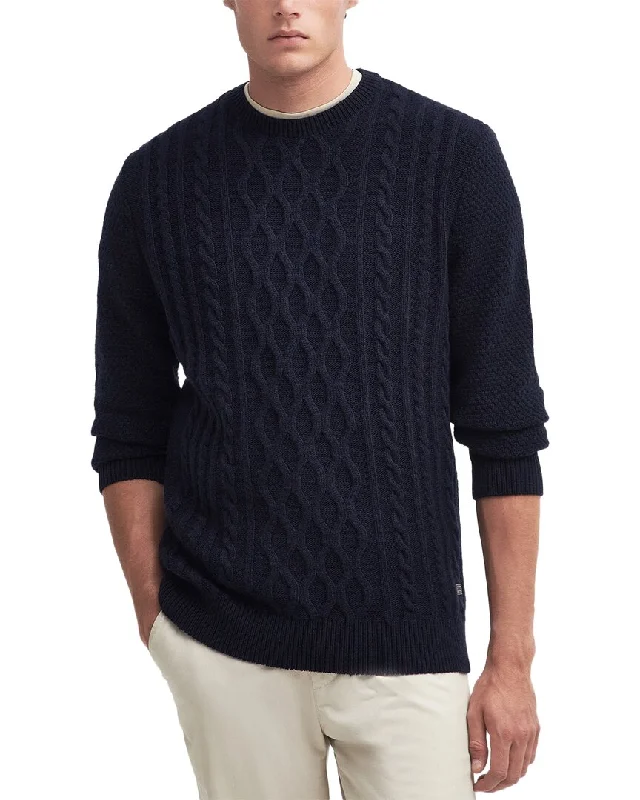 Weekend Specials to Enjoy Barbour Es Chunky Wool-Blend Sweater