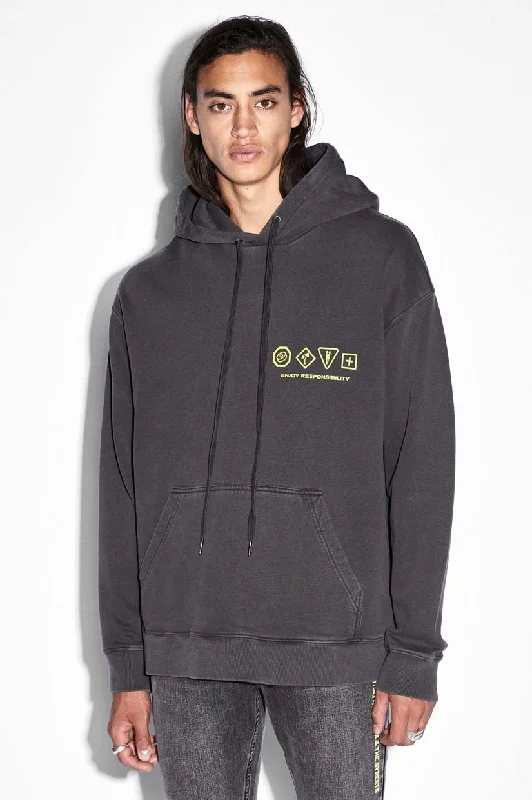 Extra Savings Ksubi Enjoy Biggie Hoodie - Faded Black