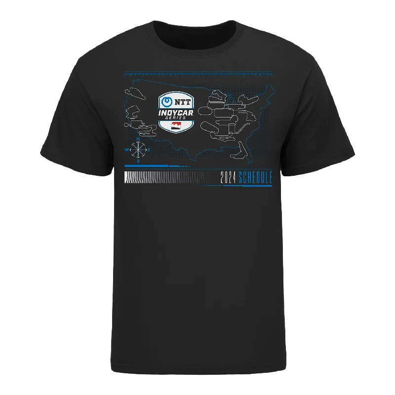 Limited Supply 2024 NTT INDYCAR SERIES Schedule T-Shirt