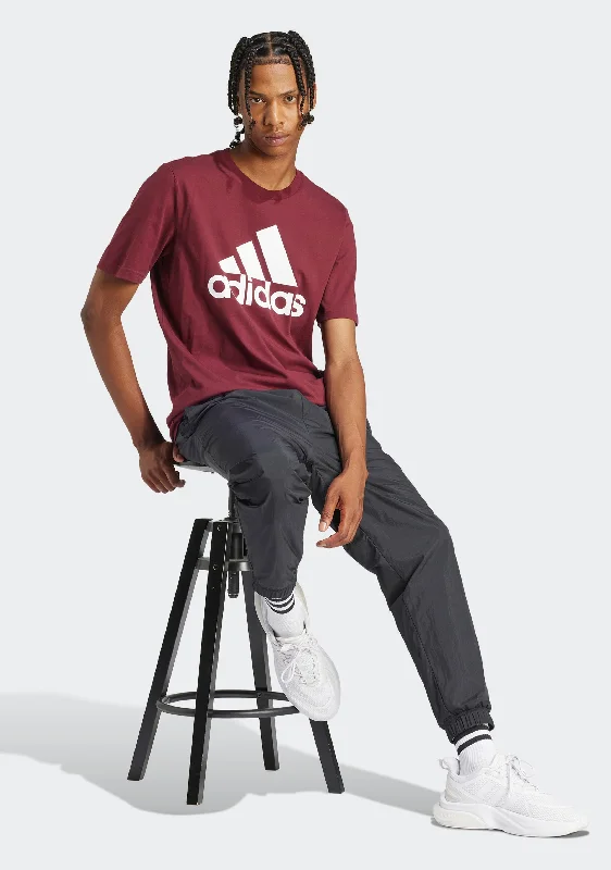 Weekend Deals to Make You Happy ADIDAS MEN'S ESSENTIALS BIG LOGO SHADOW RED TEE