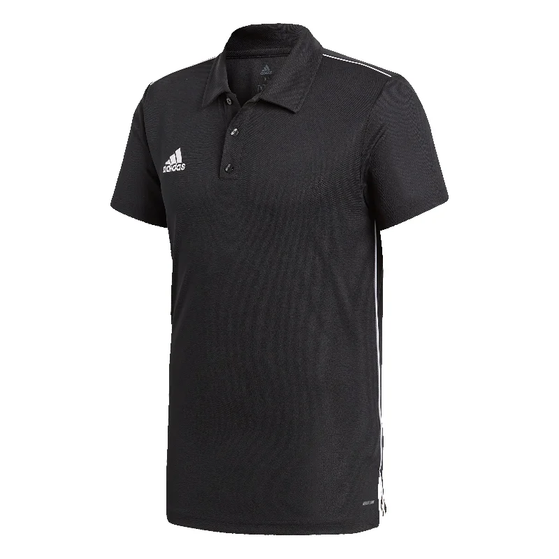 Weekend Discounts Worth Grabbing ADIDAS CORE 18 CLIMALITE SOCCER POLO SHIRT (BLACK/WHITE) Weekend Discounts Worth Grabbing ADIDAS CORE 18 CLIMALITE SOCCER POLO SHIRT (BLACK/WHITE)